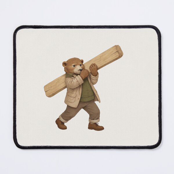 Item preview, Carrying a Heavy Wooden Beam designed and sold by Ombrya.