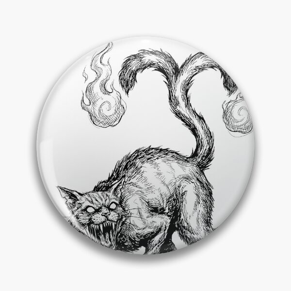 Item preview, Nekomata’s Hellfire - Japanese Cat Demon designed and sold by bapupa.