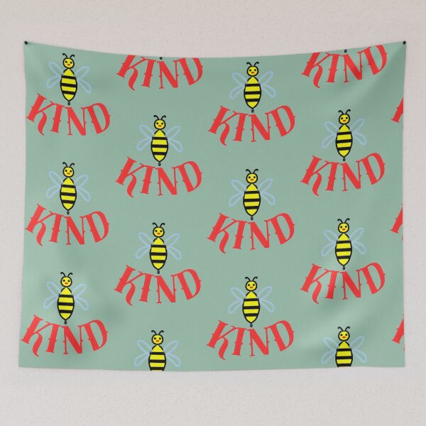 Item preview, Bee Kind: Cute Kawaii Bumblebee Positivity Art designed and sold by HopeAndHustle.