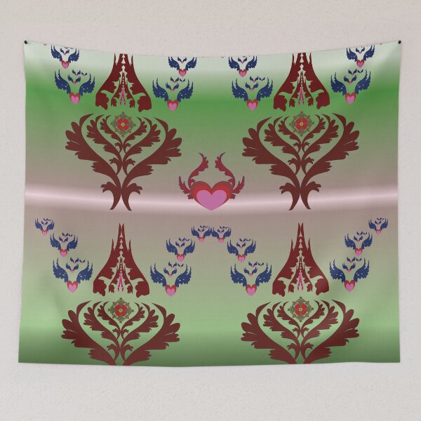 Item preview, Wings of an Unbreakable Heart designed and sold by OIL Pattern Design .