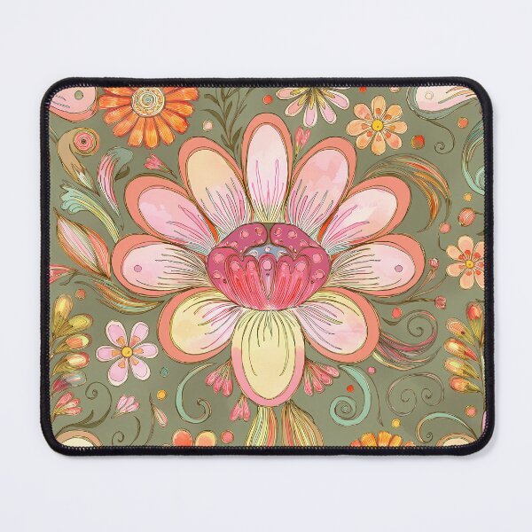 Item preview, Vintage floral pattern designed and sold by Clara Fruggeri.