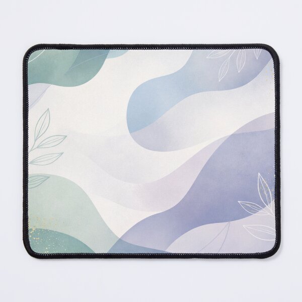 Item preview, Soft Cool Waves – Modern Abstract Botanical Design designed and sold by NordicWeave.