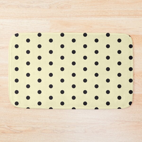 Item preview, Polka dot butter yellow and black designed and sold by kassiopeiia.