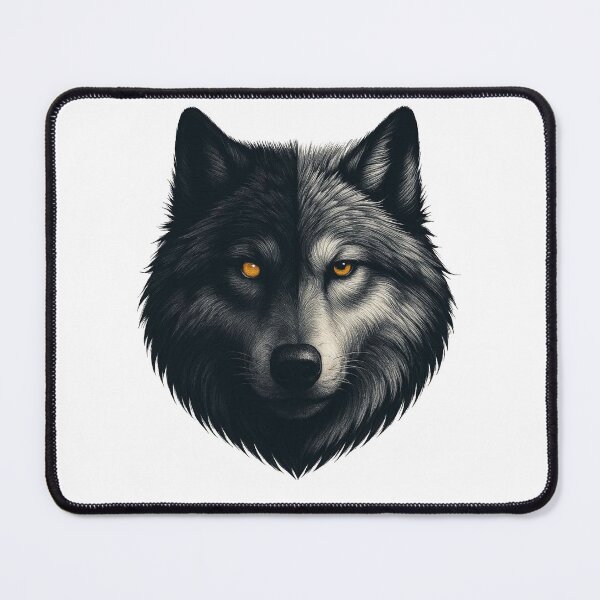 Item preview, Shadow Wolf Portrait Illustration designed and sold by Driftwood Collective.