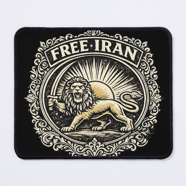 Item preview, Free Iran – Golden Lion and Sun Heraldic Crest designed and sold by Trendy Merch 90.
