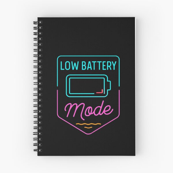 Item preview, Low Battery Mode – Neon Charger Needed | Minimalist Burnout Tee designed and sold by Timeless Junction.