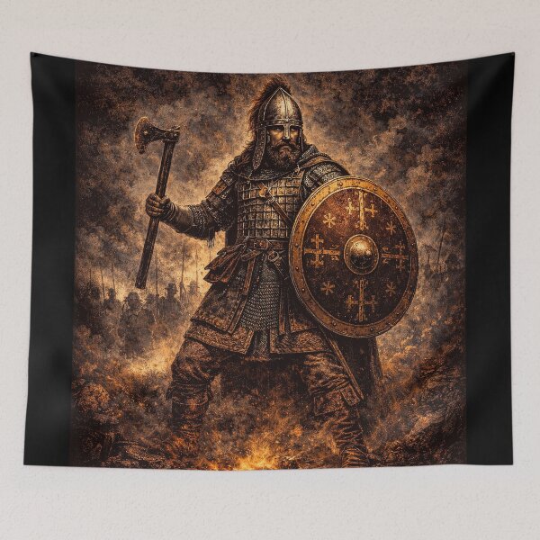 Item preview, Varangian Guard Byzantine Empire Viking Warriors Art designed and sold by Retr0Tshirts.