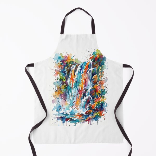 Item preview, Colorful Waterfall designed and sold by RobertMartinArt.