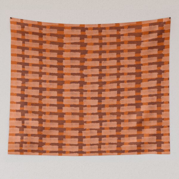 Item preview, Warm, Orange and Brown, Brush Strokes, Geometric  designed and sold by OneThreeSix.