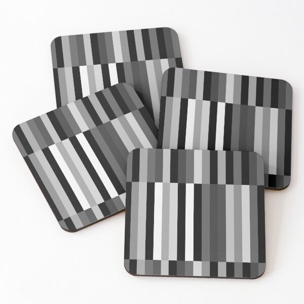 Item preview, Black, White and Grey, Block, Geometric, Stripes designed and sold by OneThreeSix.