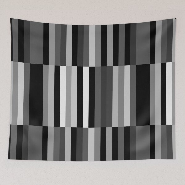 Item preview, Black, White and Grey, Block, Geometric, Stripes designed and sold by OneThreeSix.