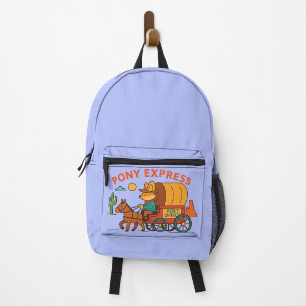 Item preview, Pony Express Fox – Cowboy Mail Wagon Design designed and sold by Dogandesighn.