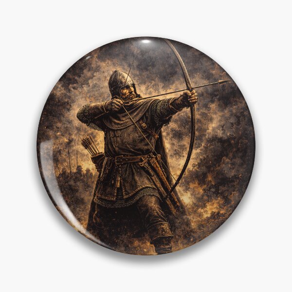 Item preview, English Longbowmen Medieval Archer Archery designed and sold by Retr0Tshirts.