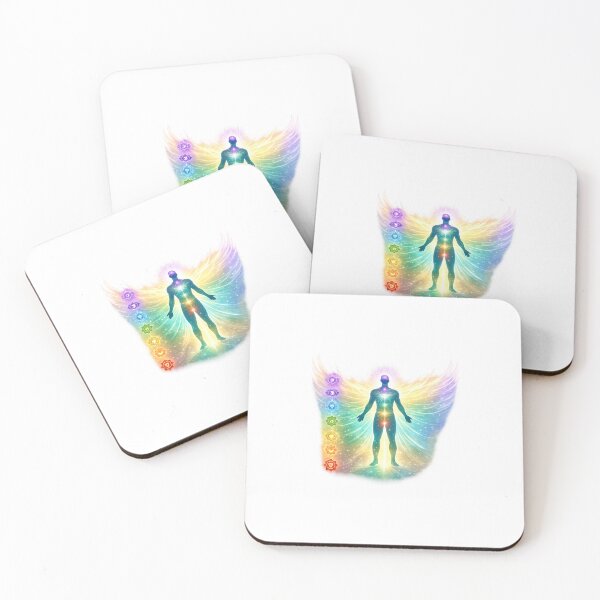 Item preview, Seven Chakra Energy Human Aura Design | Spiritual Healing & Positive Energy Art designed and sold by KalaPXL.
