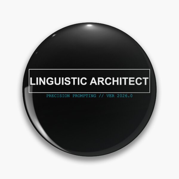 Item preview, Linguistic Architect | AI Prompt Engineering Label. designed and sold by Mikidesign1988.