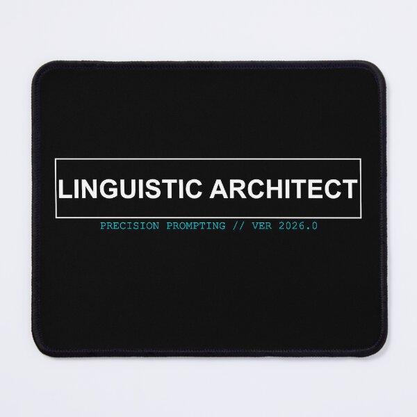 Item preview, Linguistic Architect | AI Prompt Engineering Label. designed and sold by Mikidesign1988.