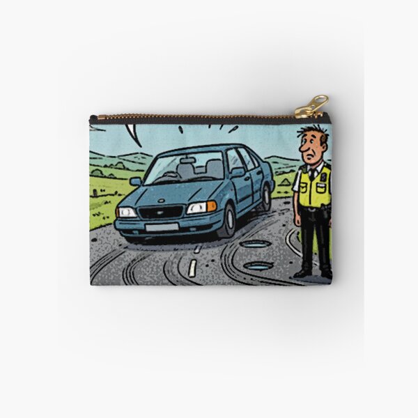 Item preview, Car v Pothole designed and sold by designbywhacky.