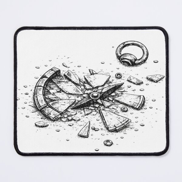 Item preview, Broken Compass Line Art designed and sold by Driftwood Collective.