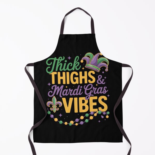 Item preview, Thick Thighs Mardi Gras Vibes Fleur De Lis Mardi Gras Vibes 2 designed and sold by LittleBO5.