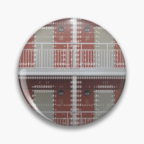 Item preview, Industrial ASCII Overlay: Modern Residential Facade designed and sold by REPTISLAV.