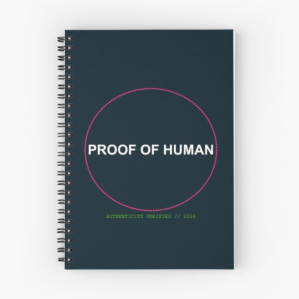 Item preview, Proof of Human - AI Era Verified Identity. designed and sold by Mikidesign1988.