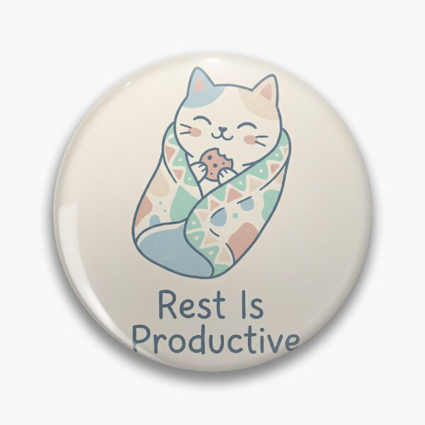Item preview, Cozy Cat in Blanket – Relaxing Motivational Poster designed and sold by Nice Vibes Prints.