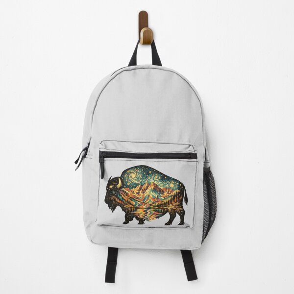 Item preview, Colorado Wilderness Psychedelic Bison Jam Band Art designed and sold by avinigav.