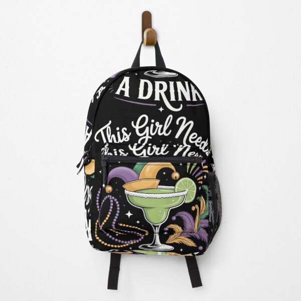 Item preview, This Girl Needs A Drink - Mardi Gras Cocktail Drinking designed and sold by LittleBO5.