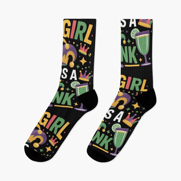 Item preview, This Girl Needs a Drink - Nola Mardi Gras Party Parade designed and sold by LittleBO5.