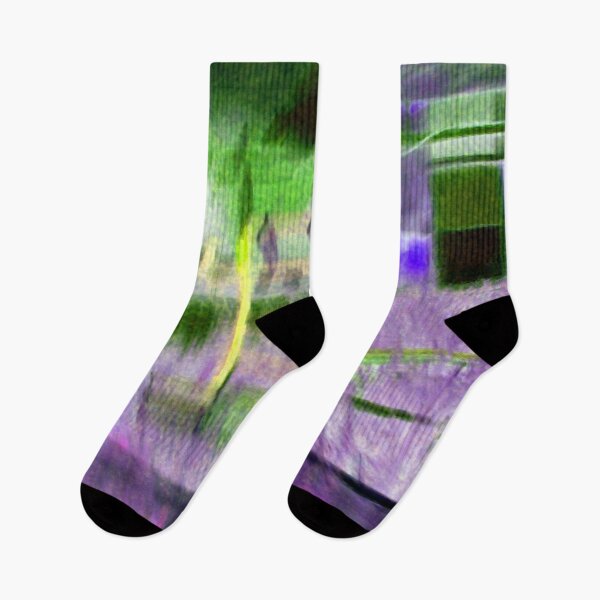 Item preview, Violet & Emerald Glitch Architecture Distortion designed and sold by REPTISLAV.