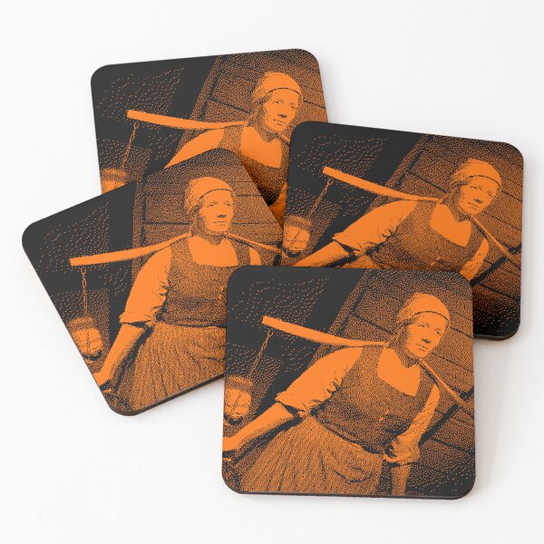 Item preview, Retro Dithered Historical Harvest Portrait designed and sold by REPTISLAV.