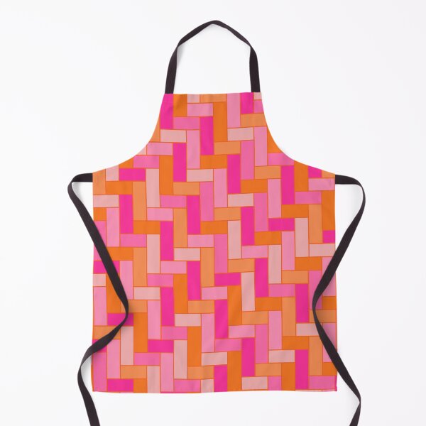 Item preview, Geometric Art Pattern in Pink and Orange  designed and sold by OneThreeSix.