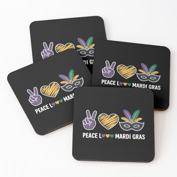 Item preview, Peace Love Mardi Gras New Orleans Louisiana Parade designed and sold by LittleBO5.