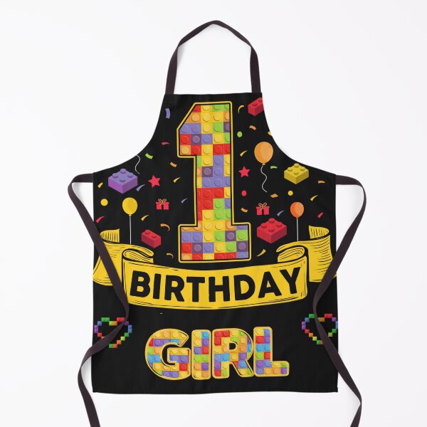 Item preview, 1st Birthday Girl Shirt - Colorful Building Blocks Birthday T-Shirt | Birthday Number Series designed and sold by GreatLion1017.