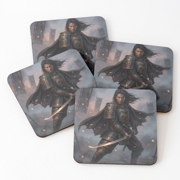 Item preview, Lone Sengoku Samurai on the Battlefield | Mori no Akari Series designed and sold by Mori-no-Akari.