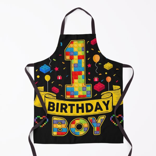 Item preview, 1st Birthday Boy Shirt - Colorful Building Blocks Birthday T-Shirt (Birthday Number Series) designed and sold by GreatLion1017.