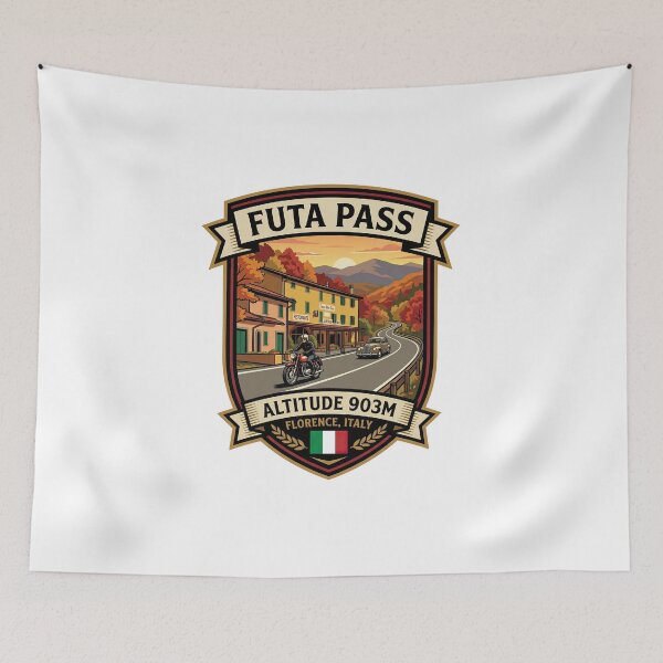 Item preview, 46. Futa Pass – Passo della Futa – Iconic Italian Biker Pass designed and sold by enzoade.