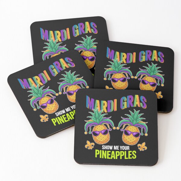 Item preview, Show Me Your Pineapples Swinger Mardi Gras Pineapple designed and sold by LittleBO5.