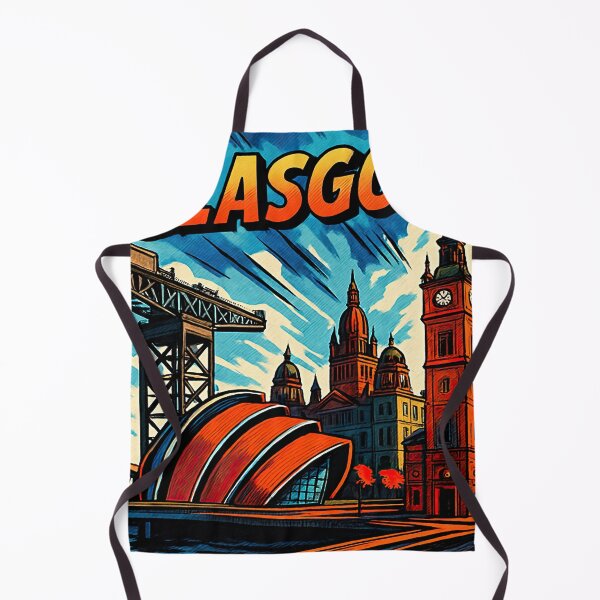 Item preview, Glasgow, city | Comics stylCartoone - designed and sold by ComicsFactory.