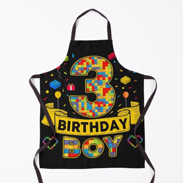 Item preview, 3rd Birthday Boy Shirt - Colorful Building Blocks Birthday T-Shirt | Birthday Number Series designed and sold by GreatLion1017.