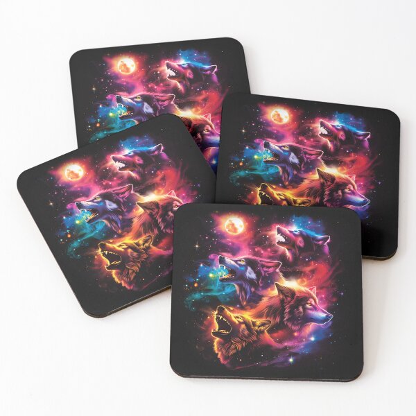 Item preview, Wolf Pack Galaxy Art – Dark Spectrum Design designed and sold by PSYNOVA.