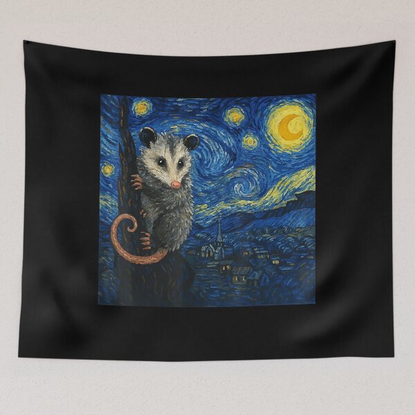 Item preview, Starry Night Opossum Van Gogh Possum  , Opossum Gift For Mom Dad Kids designed and sold by Opossum GIFT ★★★★★.