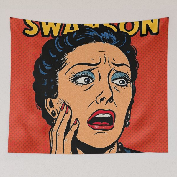 Item preview, Gloria Swanson | Comics stylCartoone -  designed and sold by ComicsFactory.