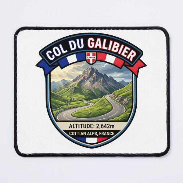 Item preview, Galibier Pass – Col du Galibier – Classic Tour de France Mountain Road designed and sold by enzoade.