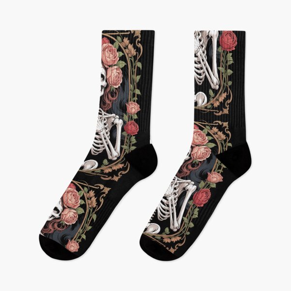 Item preview, Tarot Card Goth Skeleton Occult Gothic Floral designed and sold by LittleBO5.