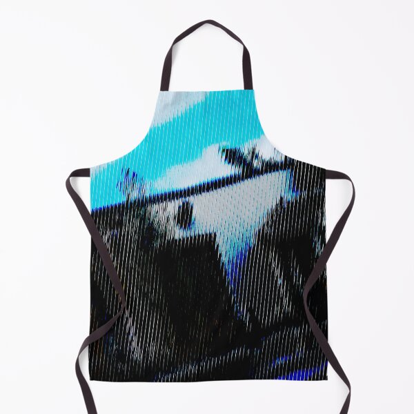Item preview, Cyan Glitch Scanline Urban Architecture designed and sold by REPTISLAV.
