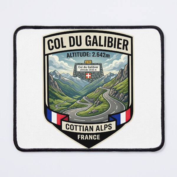 Item preview, Galibier Pass – Col du Galibier – High Altitude Motorcycle Route designed and sold by enzoade.