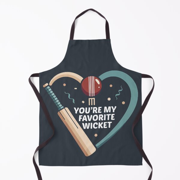Item preview, You’re My Favorite Wicket 1 – Cricket Valentine Heart Bat & Ball Cute Gift designed and sold by InkoraLab.