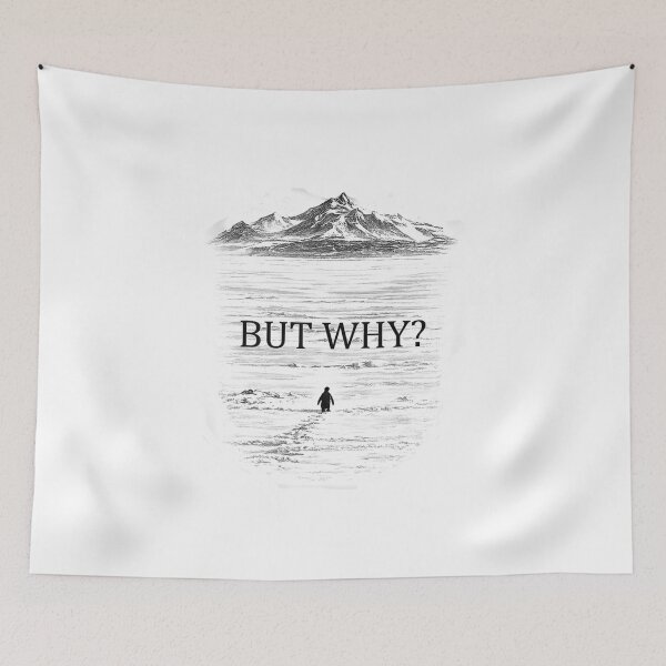 Item preview, Existential Dread But Why Penguin Dark Aesthetic Minimalism Surreal Landscape Art designed and sold by RuperDelois.