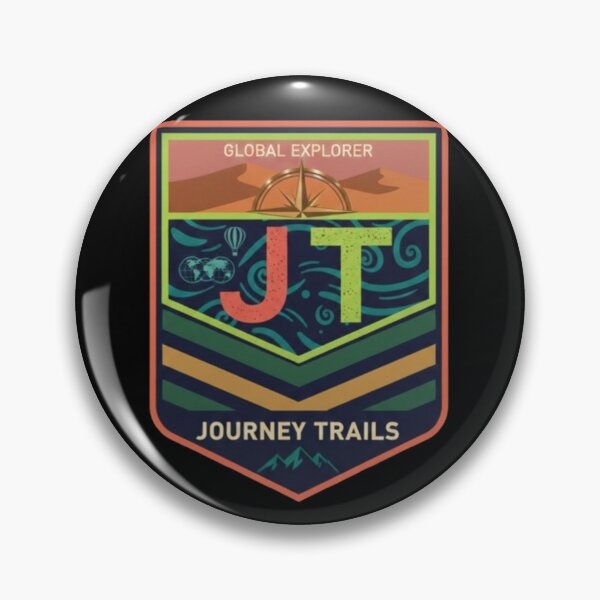 Item preview, Global Explorer – Journey Trails Adventure Emblem designed and sold by Dogandesighn.